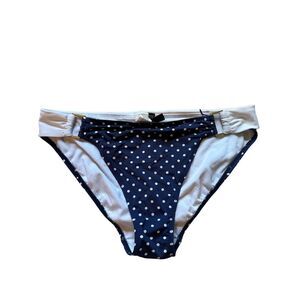 Ralph Lauren navy and white polka dot swim bottoms - size 12